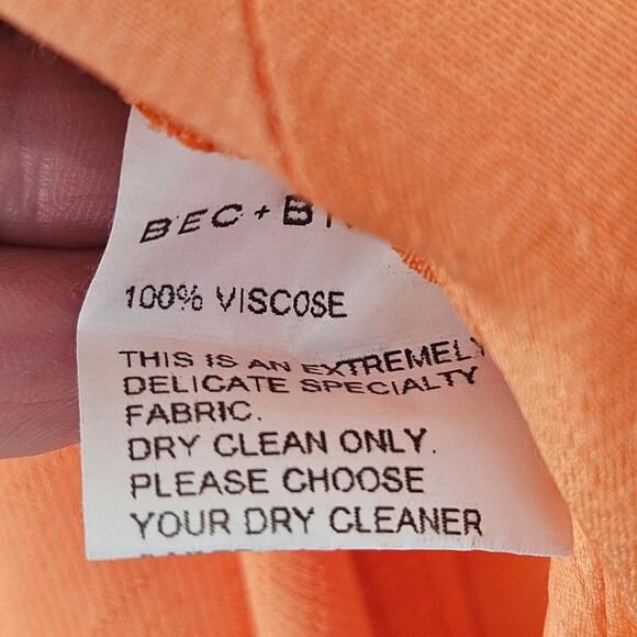 Bec & Bridge Annika Gown Maxi Dress in Orange Size US 8 - Picture 11 of 15